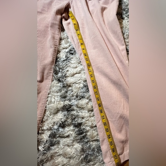 Celebrity Pink Barbie Corduroy doll core Jumpsuit Romper One Piece Sz Large - Picture 4 of 10